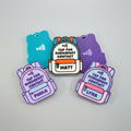 Back to school. Keychains with Near Field communication.