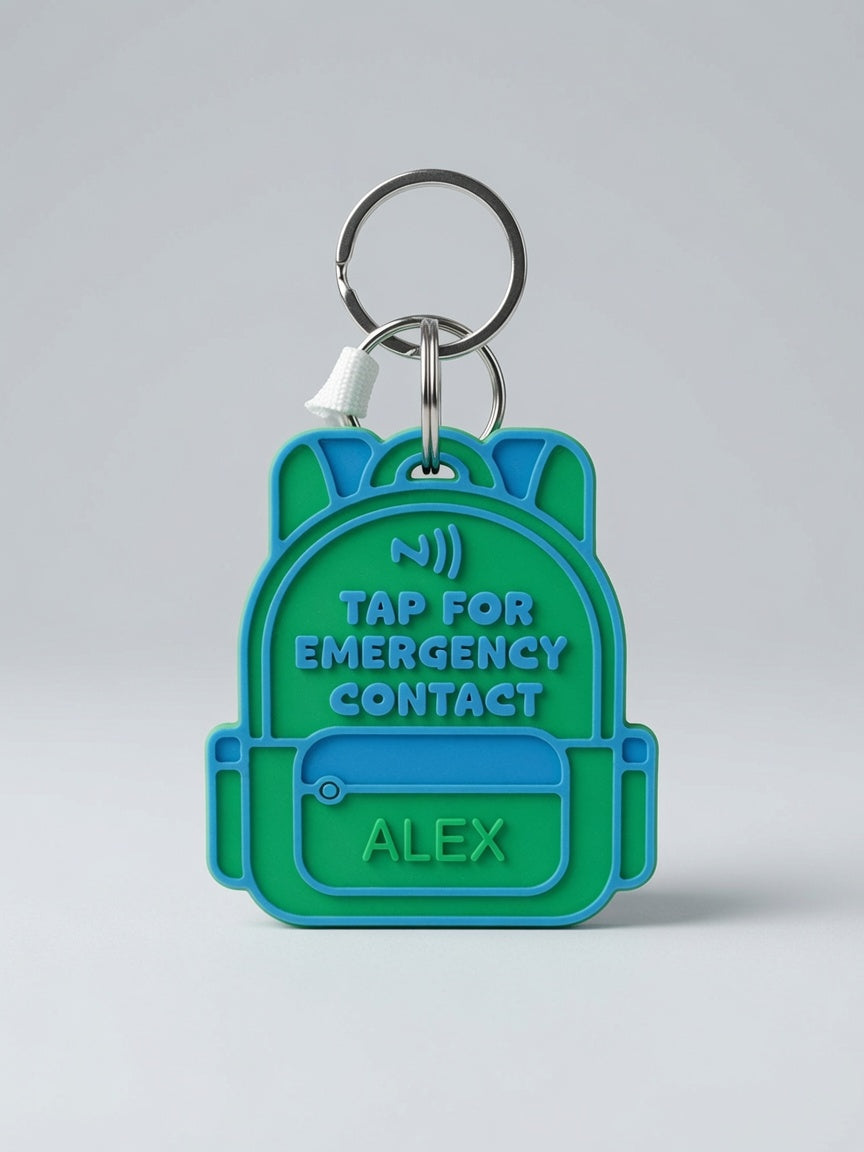 Back to school. Keychains with Near Field communication.