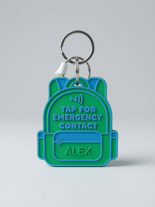 Back to school. Keychains with Near Field communication.